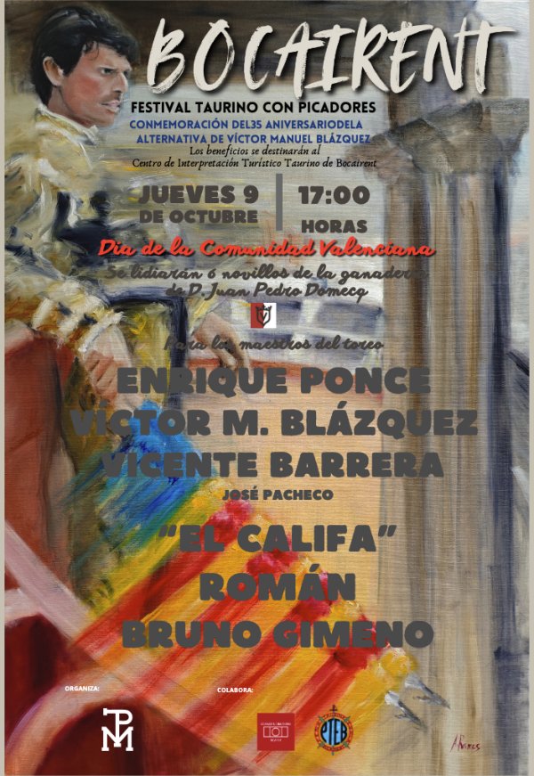 Festival Taurino con Picadores en Bocairent 2025