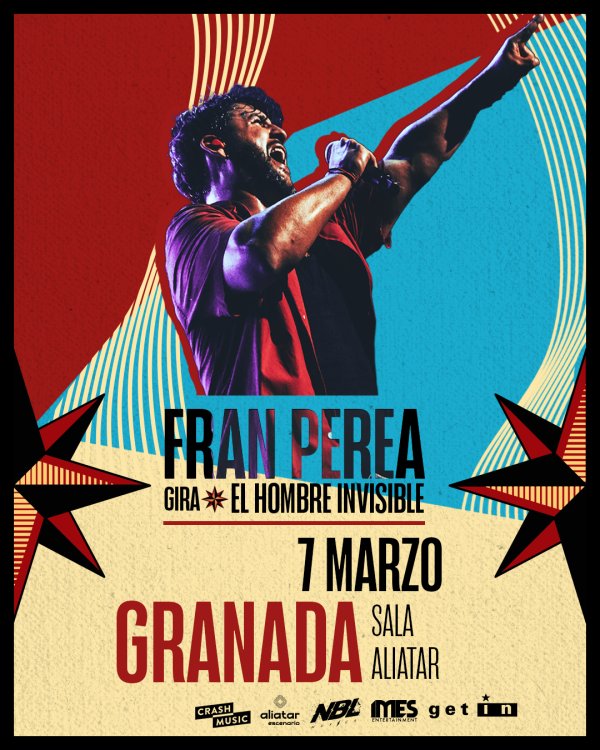 CONCIERTO FRAN PEREA - GRANADA - SALA ALIATAR -  SÁBADO 7 DE MARZO