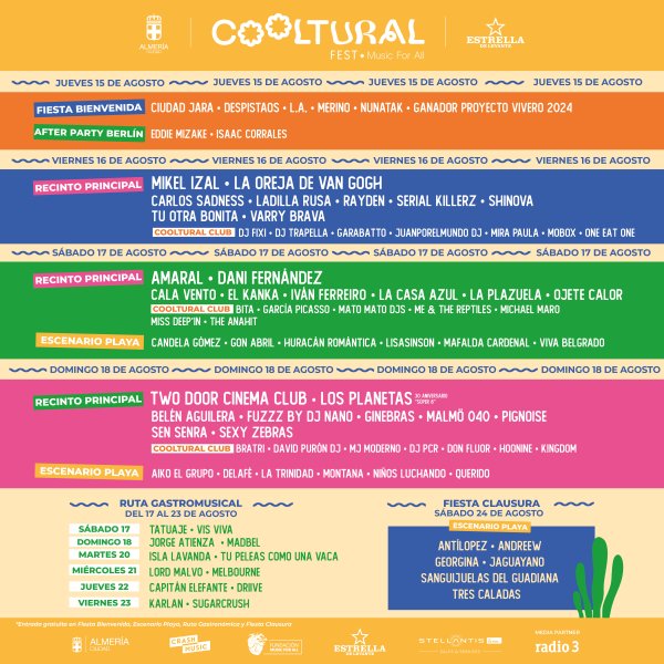 ABONOS COOLTURAL FEST 2024