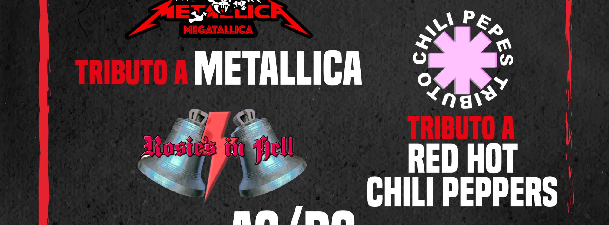 ROCK IN VIVEROS - Tardeo con tributos a AC/DC , Metallica y Red Hot Chili Peppers