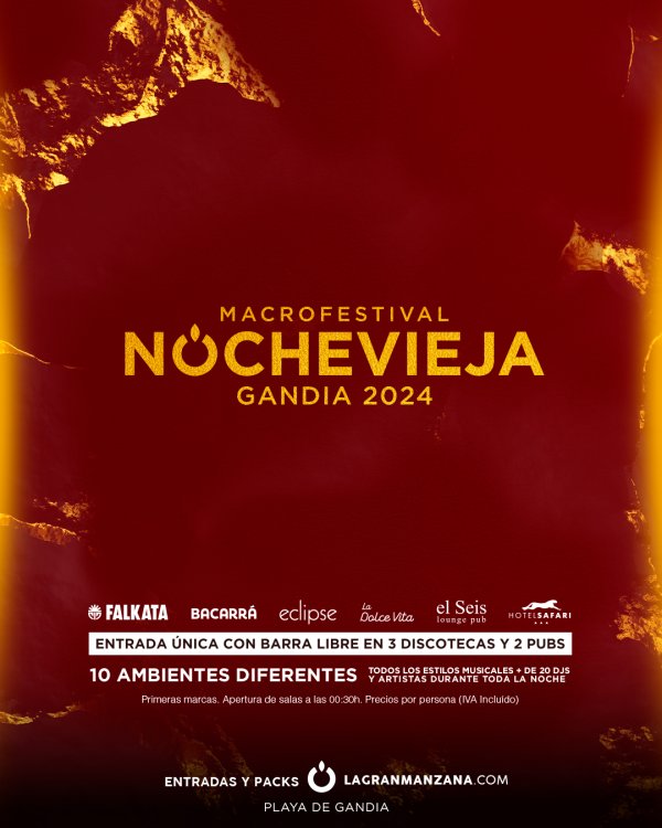 MACROFESTIVAL NOCHEVIEJA 2024 | PLAYA DE GANDIA