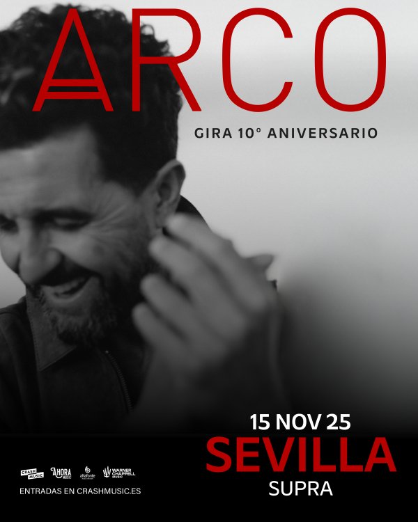 CONCIERTO ARCO - SEVILLA - SALA SUPRA -  SÁBADO 15 DE NOVIEMBRE