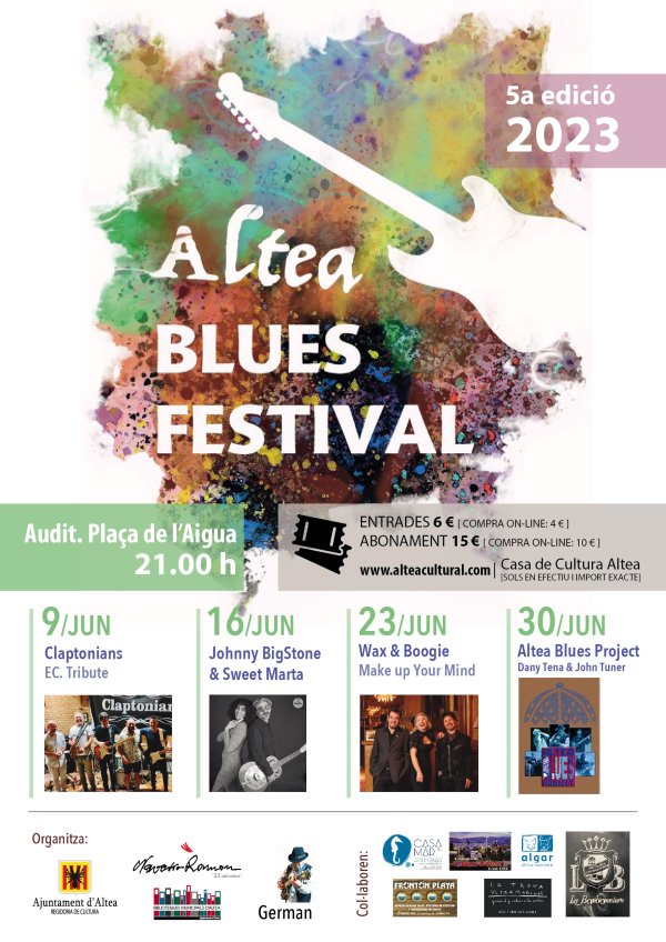 Claptonians: EC. Tribute - Altea Blues Festival 2023