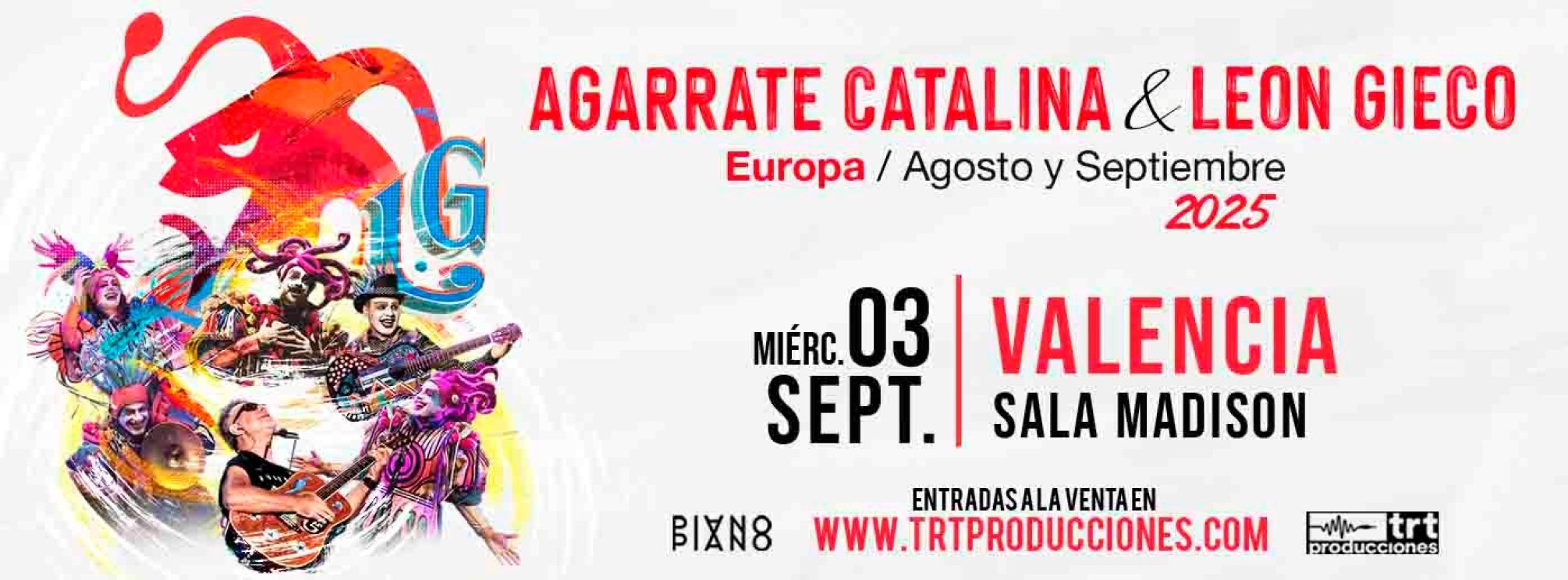 AGARRATE CATALINA & LEON GIECO en VALENCIA (SALA MADISON)