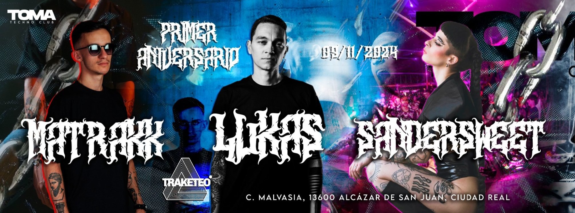 TOMA TECHNO CLUB VII (1º ANIVERSARIO)