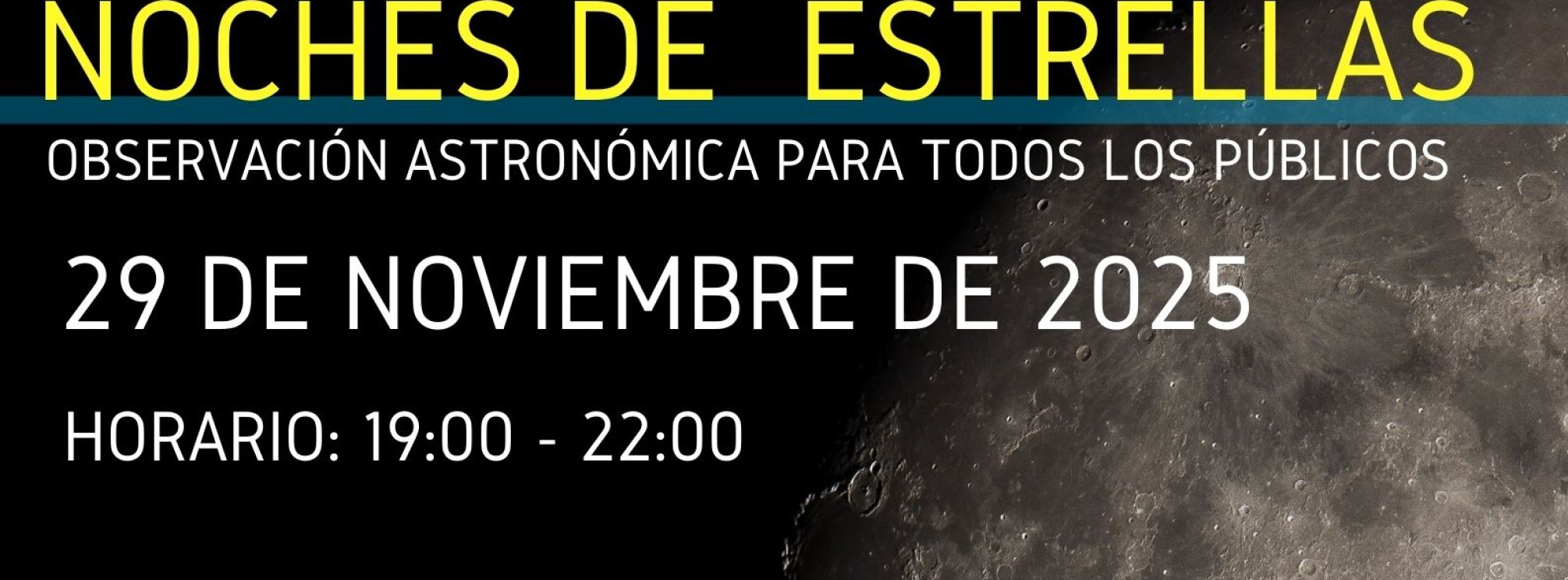 Noche de estrellas en CEMA Los Molinos (Crevillent) del 29 de noviembre de 2025