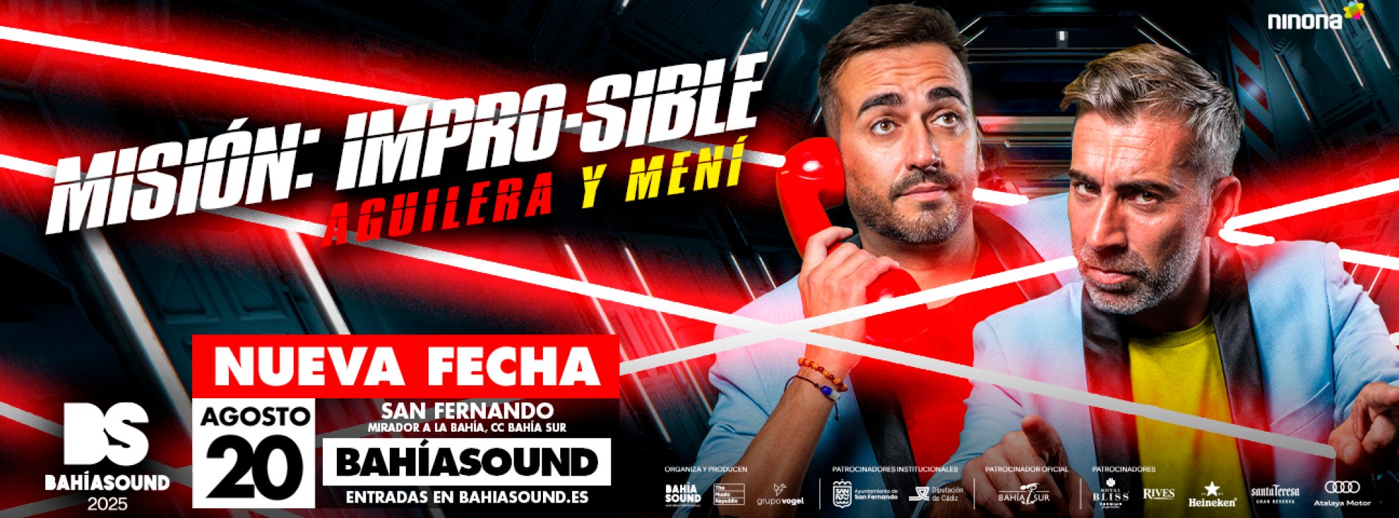 MISIÓN: IMPRO-SIBLE. Aguilera y Mení Bahía Sound Cádiz