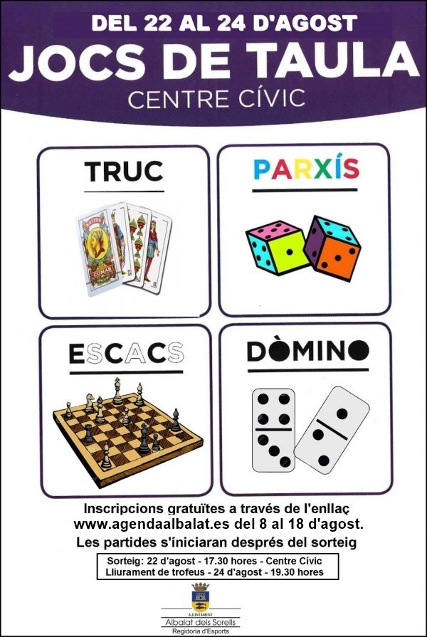 JOCS DE TAULA 2022