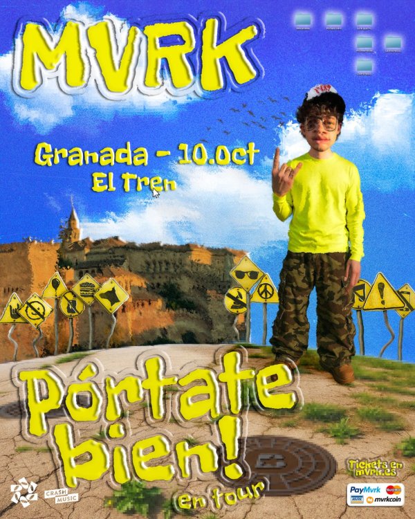 CONCIERTO MVRK - GRANADA - SALA TREN - VIERNES 10 DE OCTUBRE
