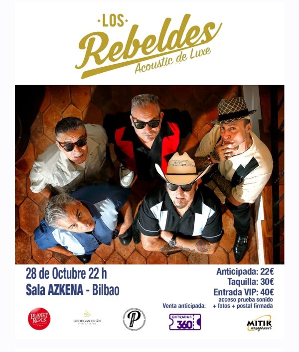 Los Rebeldes en Sala Azkena - Bilbao