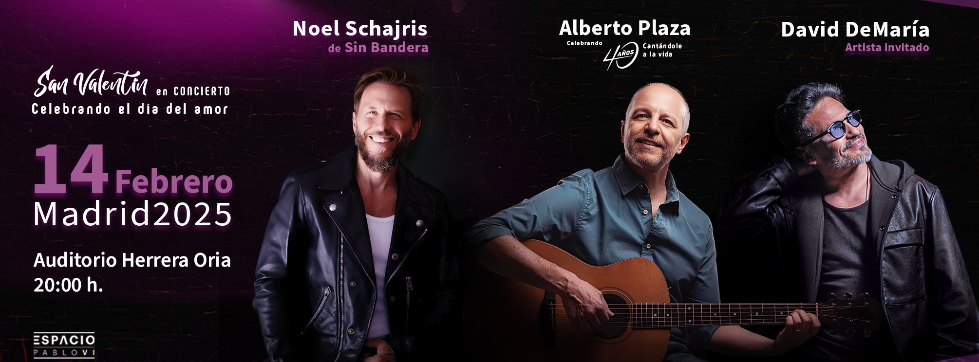 Alberto Plaza & Noel Schajris en Madrid