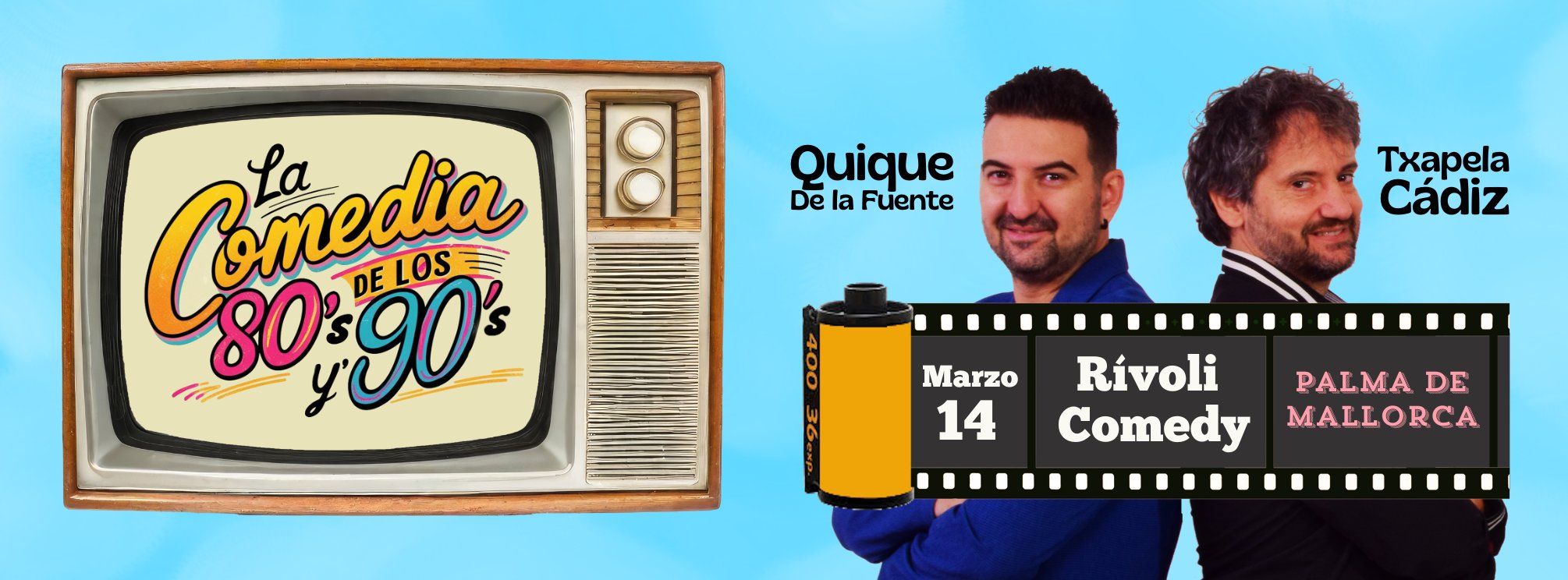 QUIQUE DE LA FUENTE & TXPELA CÁDIZ | LA COMEDIA DE LOS 80'S Y 90'S