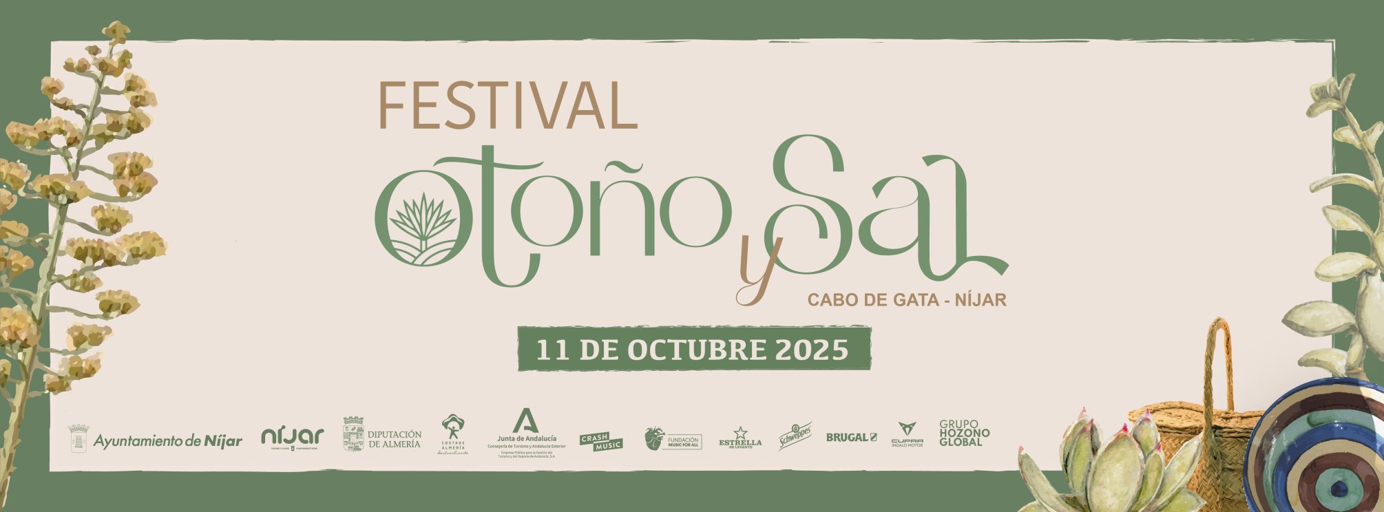 ENTRADA FESTIVAL OTOÑO Y SAL - RODALQUILAR - SÁBADO, 11 DE OCTUBRE 2025