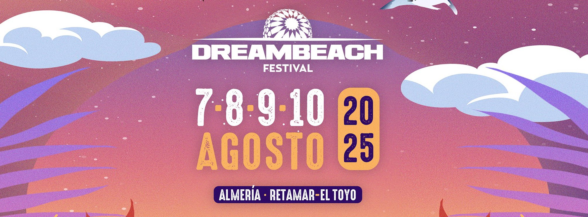 Autobús oficial "Dreambeach 2025 dentro de la provincia de Almería "