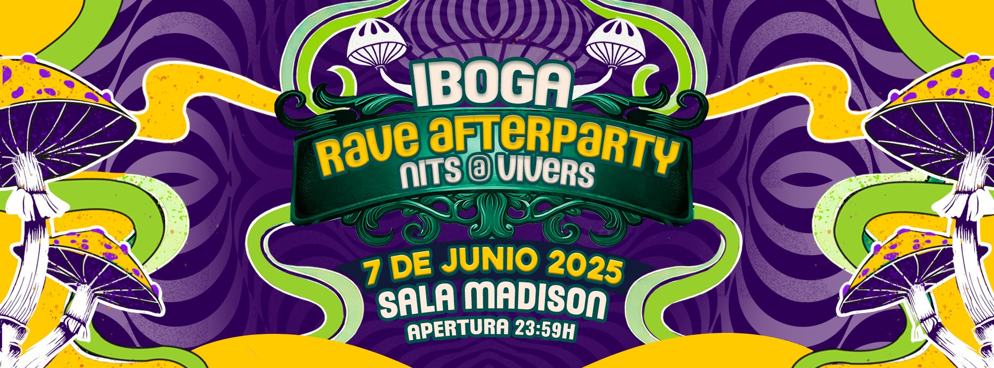 Mat Weasel & Tanukichi & Yowii & Psynonima @ Sala Madison | After Party Iboga Nits Vivers