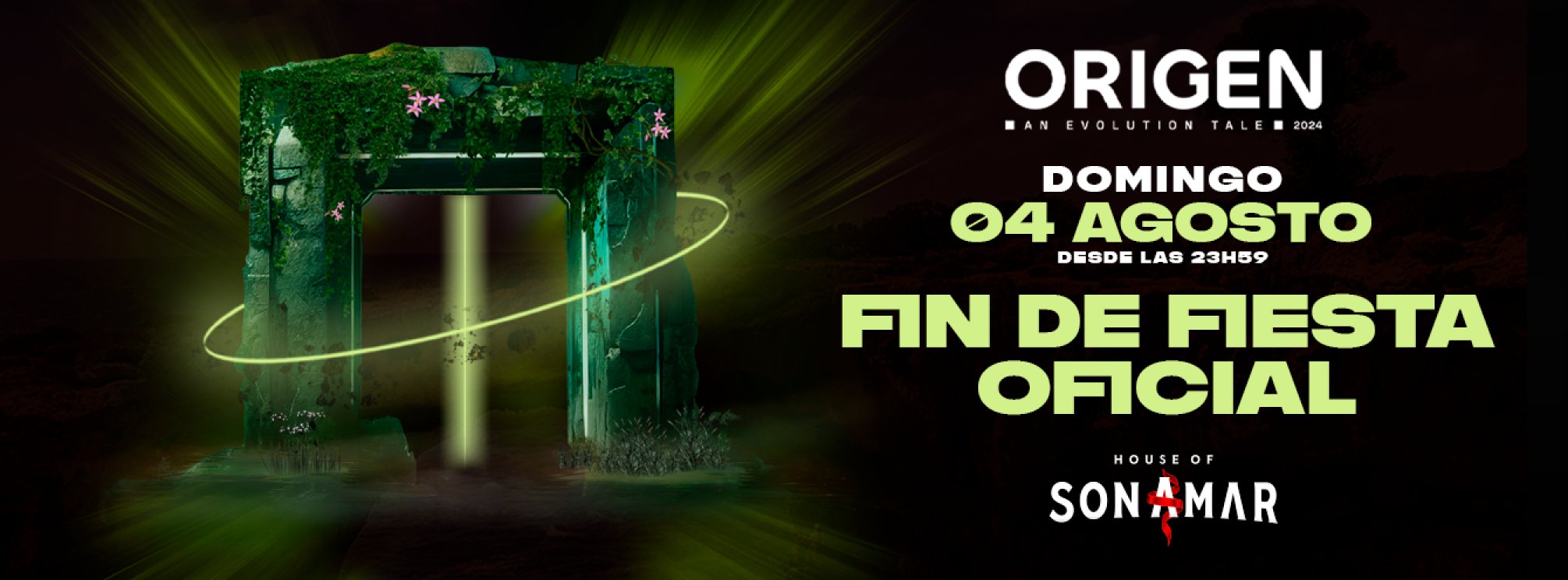 FIN DE FIESTA OFICIAL - ORIGEN FEST AGOSTO