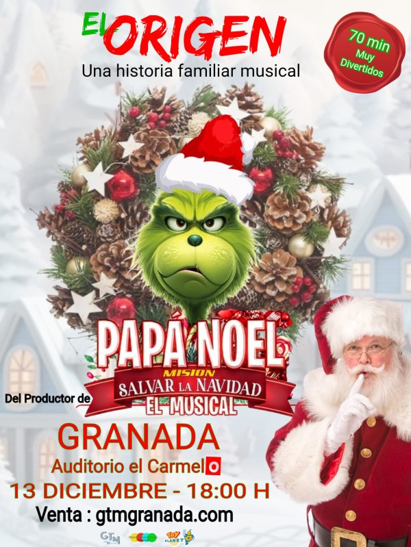EL ORIGEN - PAPÁ NOEL MISIÓN SALVAR LA NAVIDAD EN GRANADA