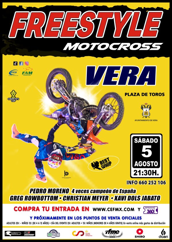 FREESTYLE MOTOCROSS  EN VERA 2023