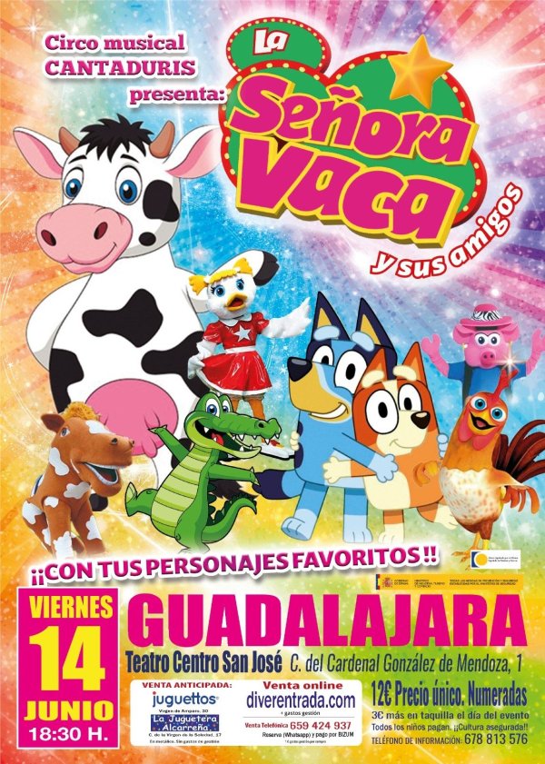 La señora Vaca y sus amigos en GUADALAJARA