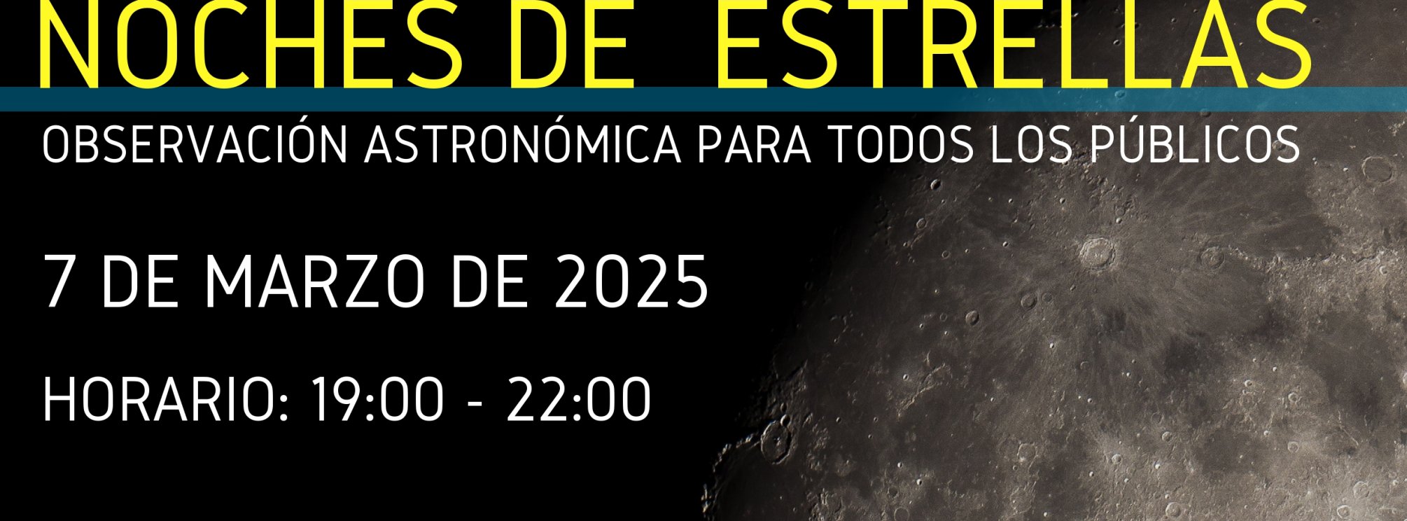 Noche de estrellas en CEMA Los Molinos (Crevillent) del 7 de marzo de 2025