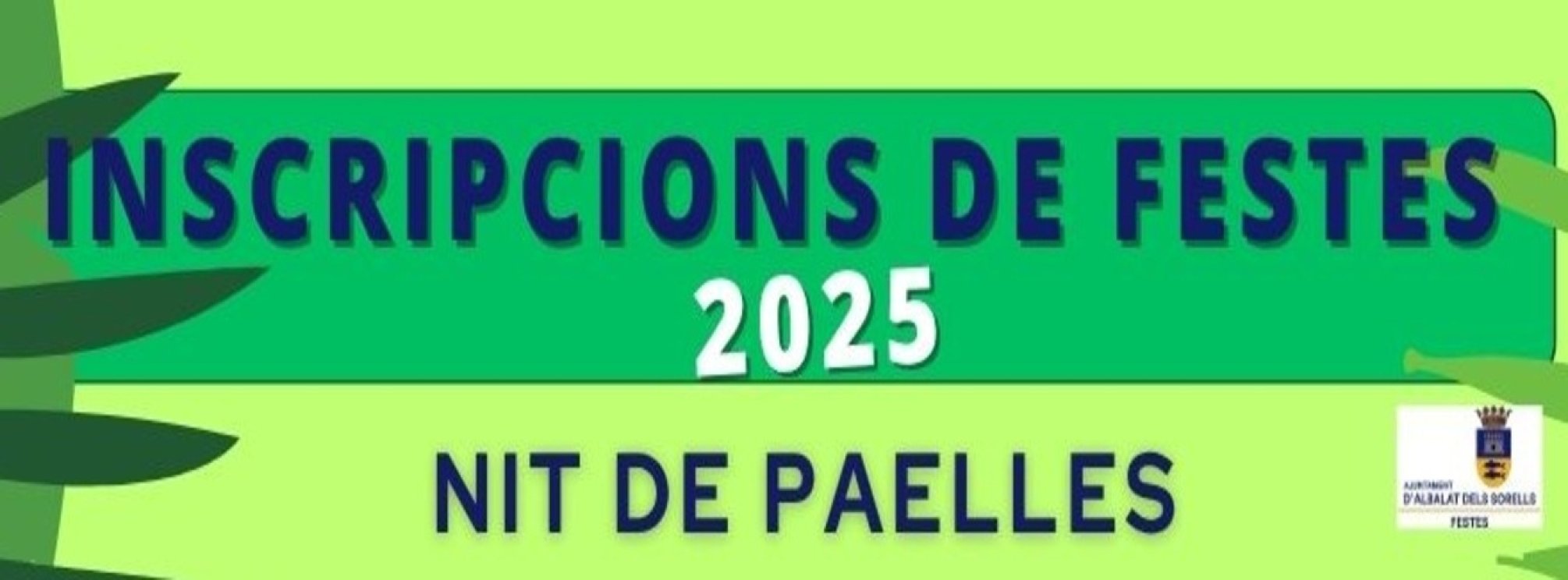 NIT DE PAELLES 2025- DIVENDRES 5 DE SETEMBRE