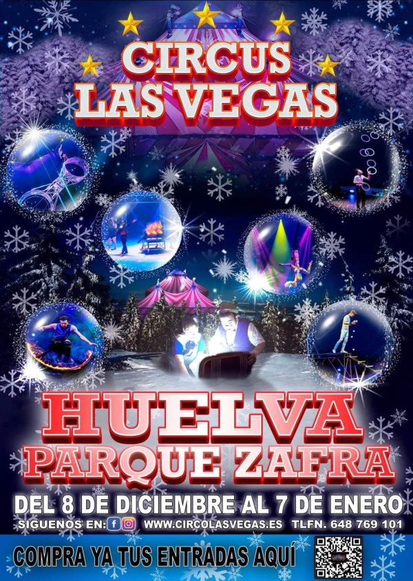 Fabulous Las Vegas circus en Huelva