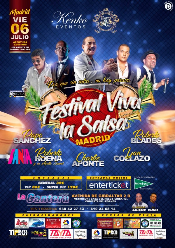 Festival Viva la Salsa I Live in Madrid Enterticket