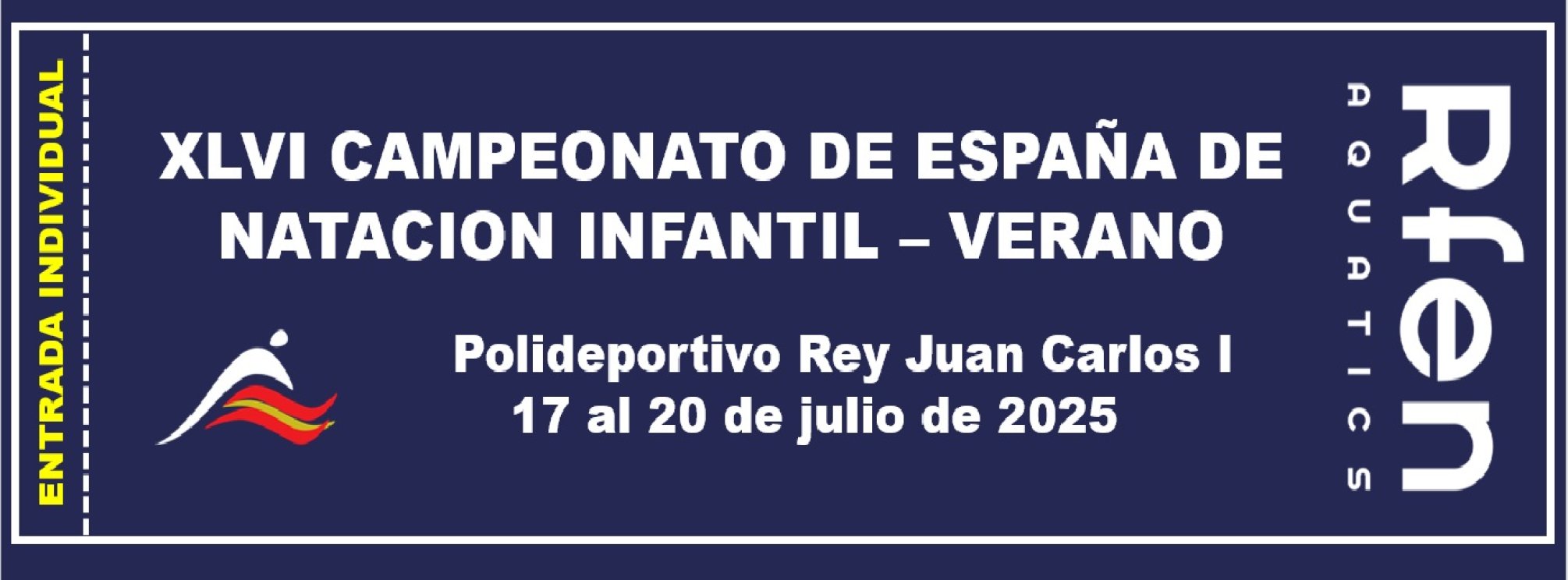 XLVI CAMPEONATO DE ESPAÑA INFANTIL DE NATACION DE VERANO