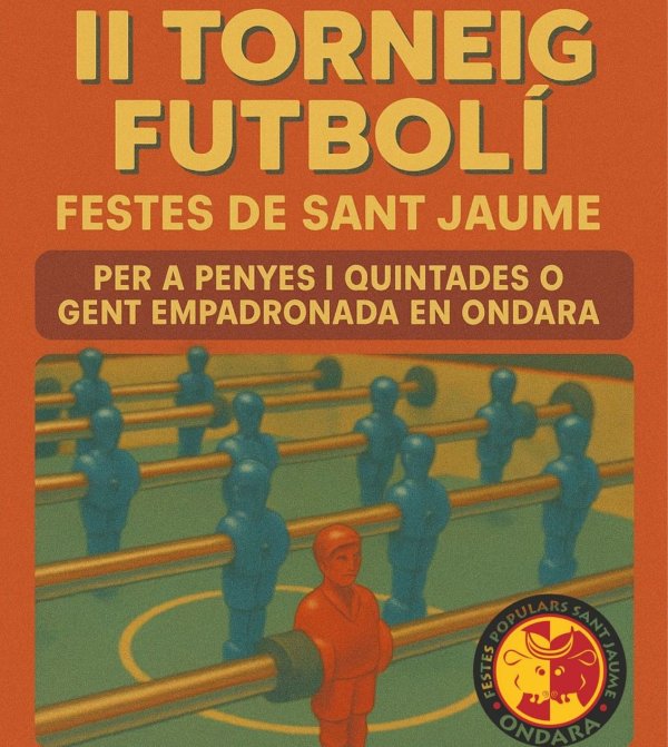 TORNEIG DE FUTBOLÍ SANT JAUME 2025