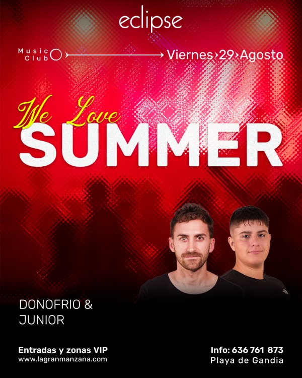 ECLIPSE | VIERNES 29 AGOSTO
