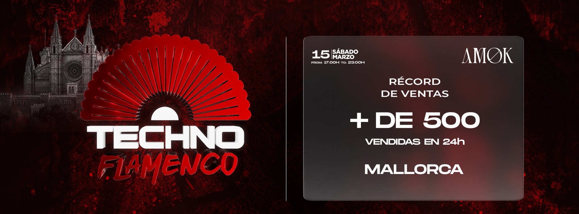 Techno Flamenco Estreno en Mallorca Amok 15 Marzo