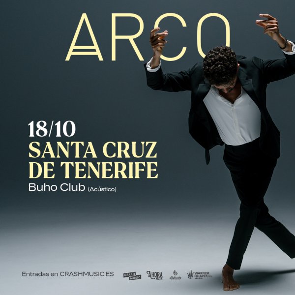 CONCIERTO ARCO - TENERIFE - BUHO CLUB - SÁBADO 18 DE OCTUBRE