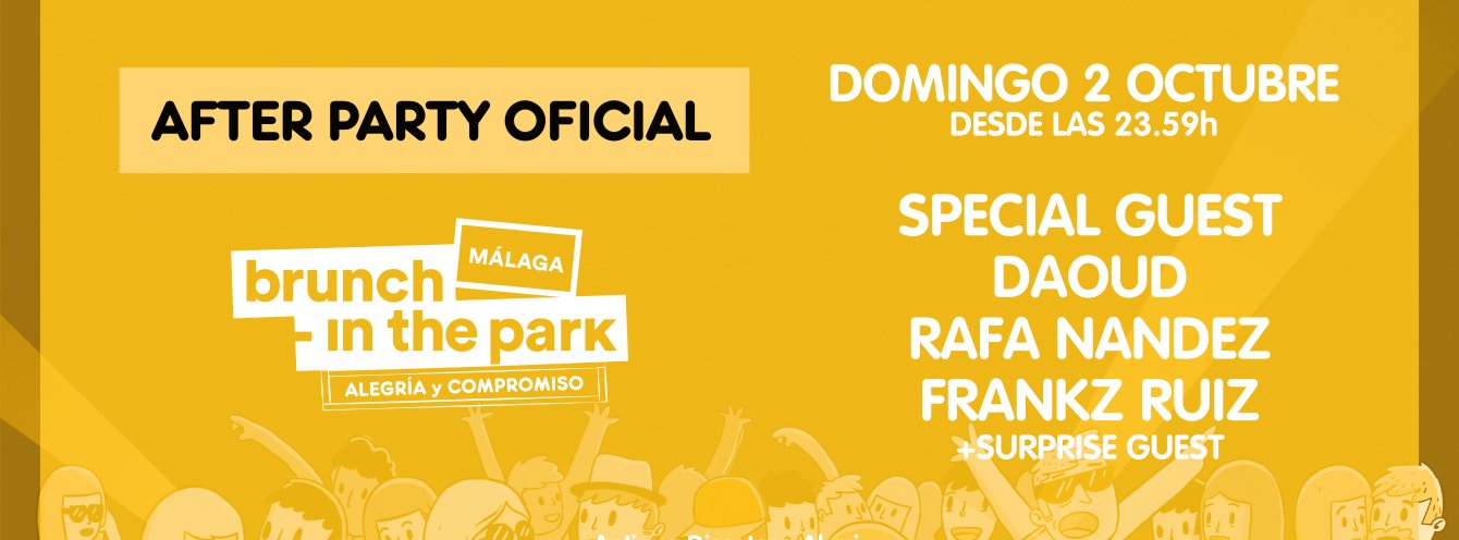 After Party Oficial Brunch -in The Park Málaga - 2octubre