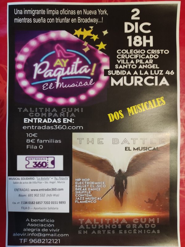 Musicales Paquita y La Batalla Murcia