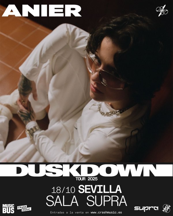 CONCIERTO ANIER - SEVILLA - SALA SUPRA - SÁBADO 18 DE OCTUBRE