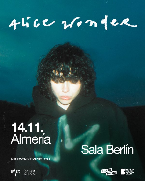CONCIERTO DE ALICE WONDER - ALMERÍA - SALA BERLIN SOCIAL CLUB -  VIERNES 14 DE NOVIEMBRE