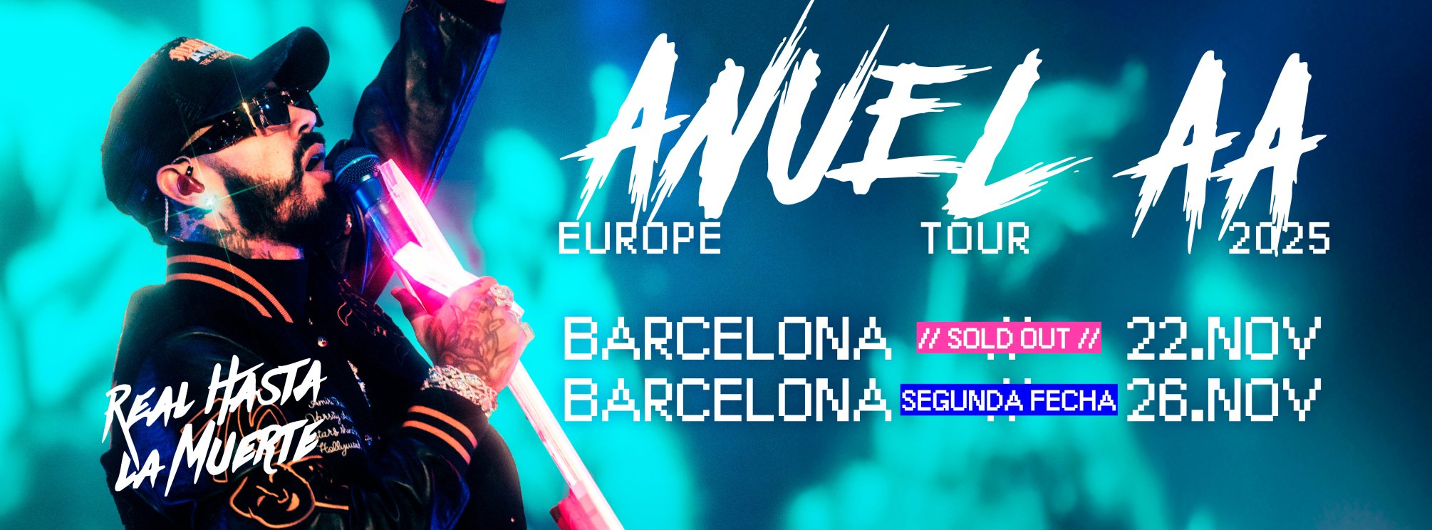 Anuel AA Europe Tour 2025 Barcelona