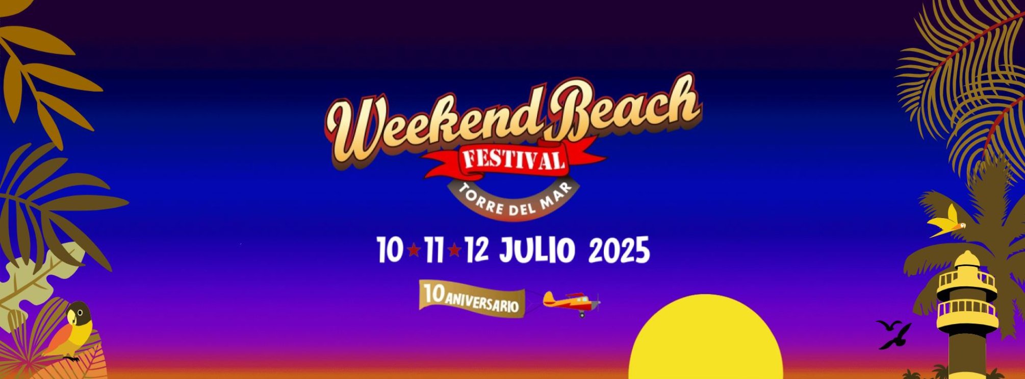 Lanzaderas Weekend Beach 2025 desde Málaga