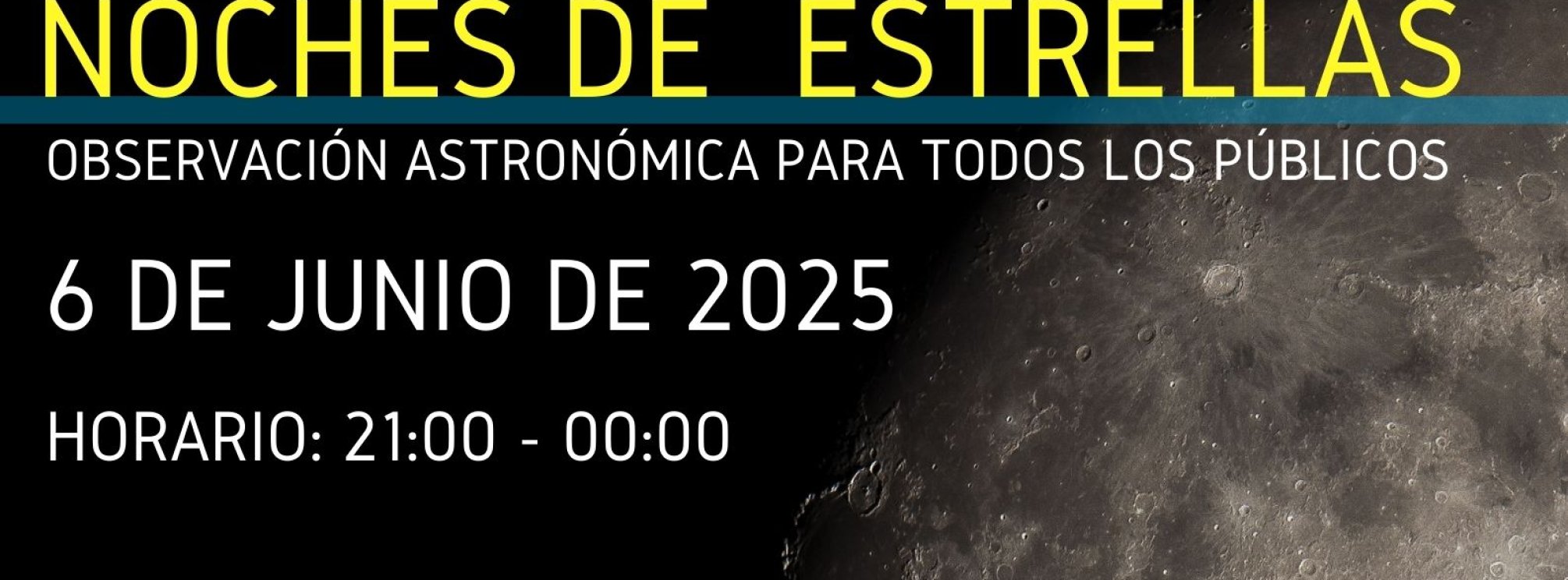 Noche de estrellas en CEMA Los Molinos (Crevillent) del 6 de junio de 2025