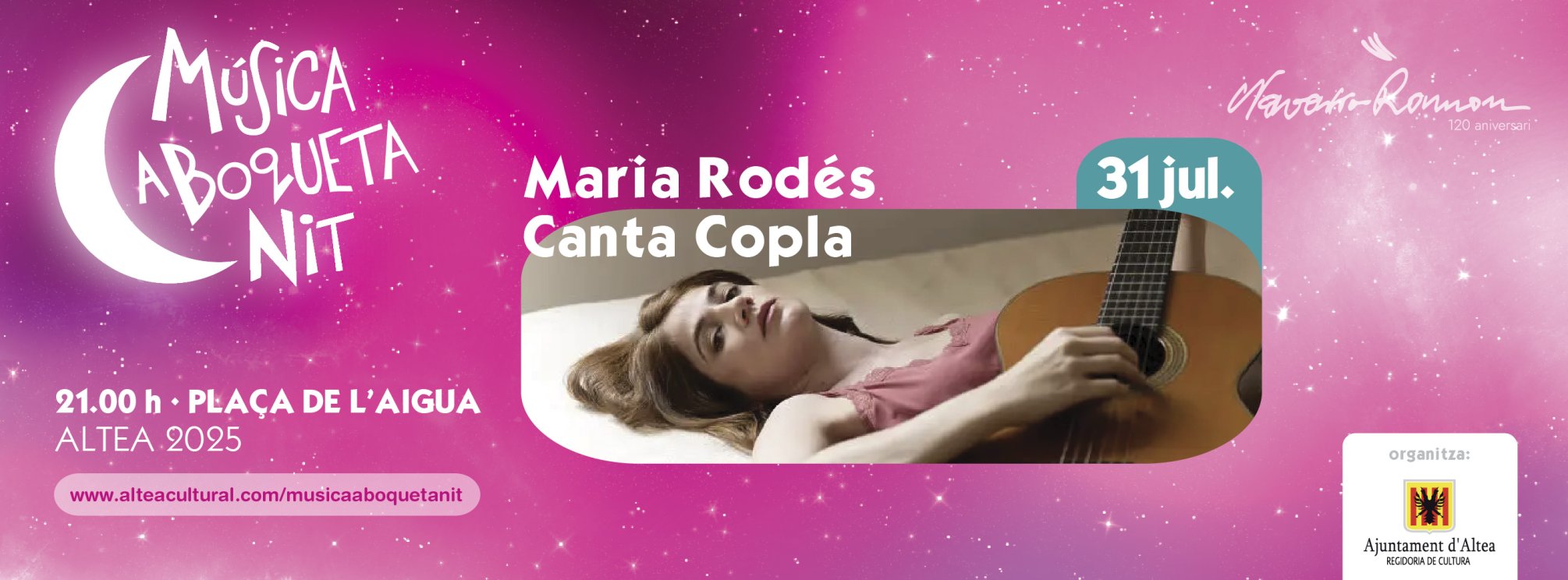 Maria Rodés Canta Copla - Música a Boqueta Nit - Altea 2025