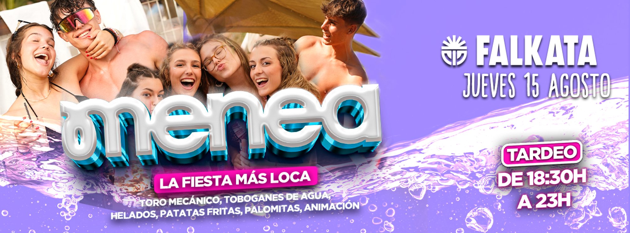 DISCOTECA FALKATA - TARDEO MENEA JUEVES 15 DE AGOSTO
