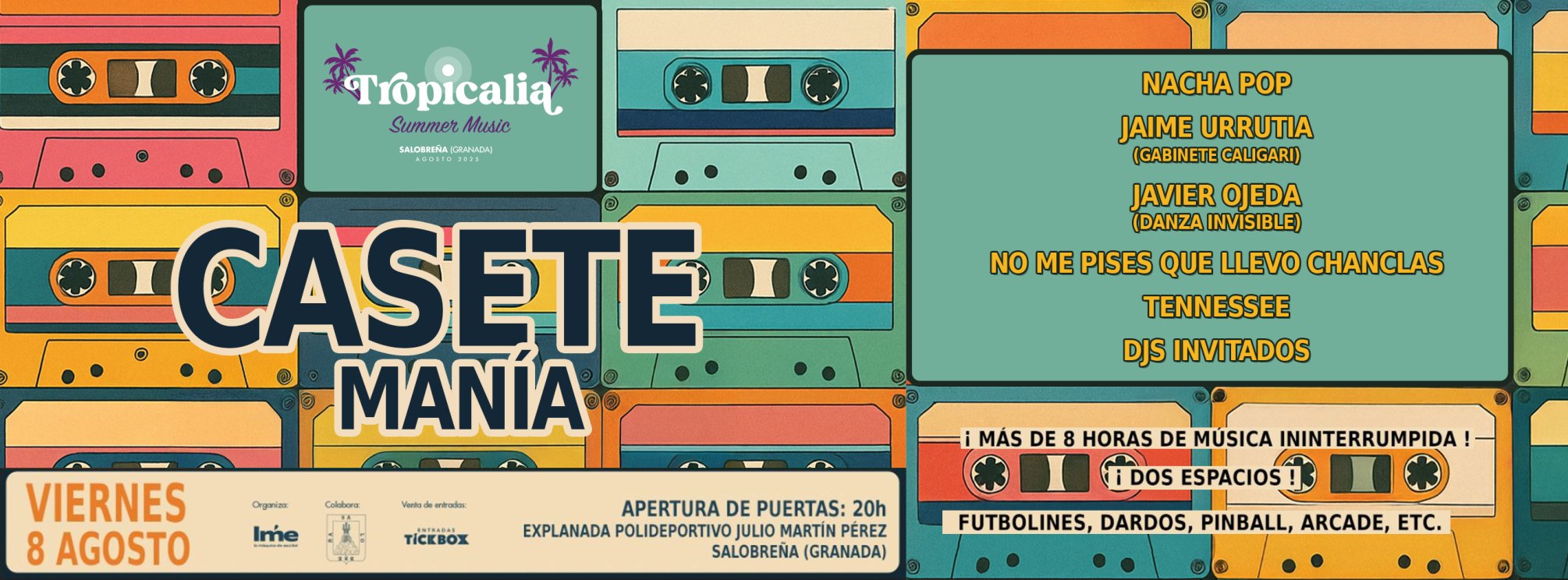 TROPICALIA SUMMER MUSIC: CASETE MANÍA