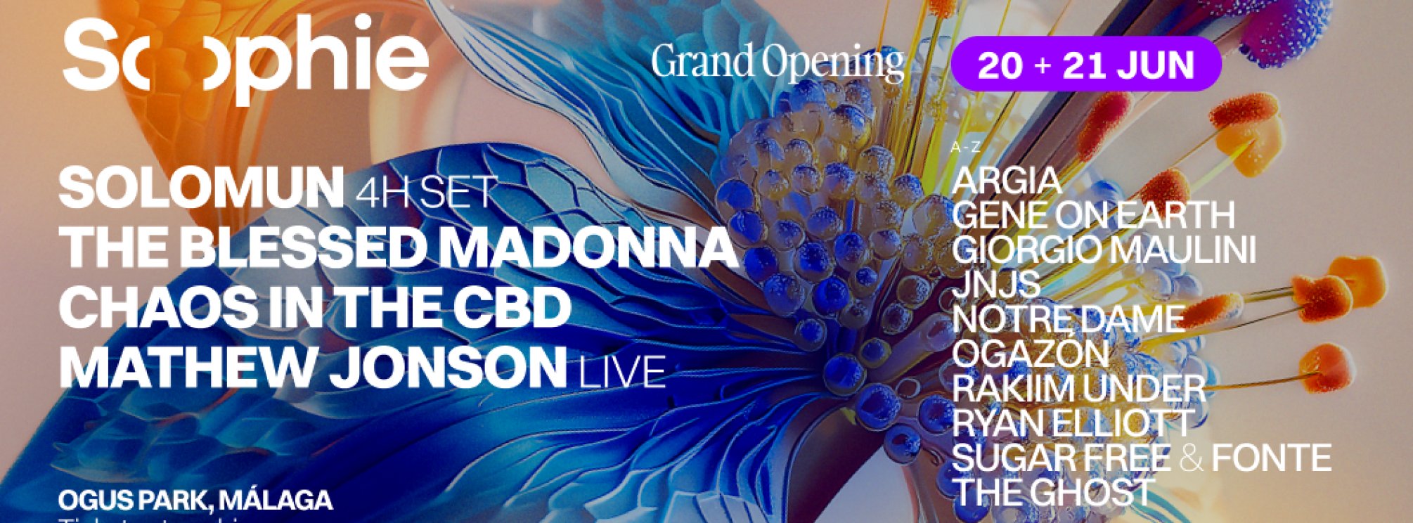 Sophie #1 Grand Opening (2 days) - Solomun, The Blessed Madonna, +10 djs