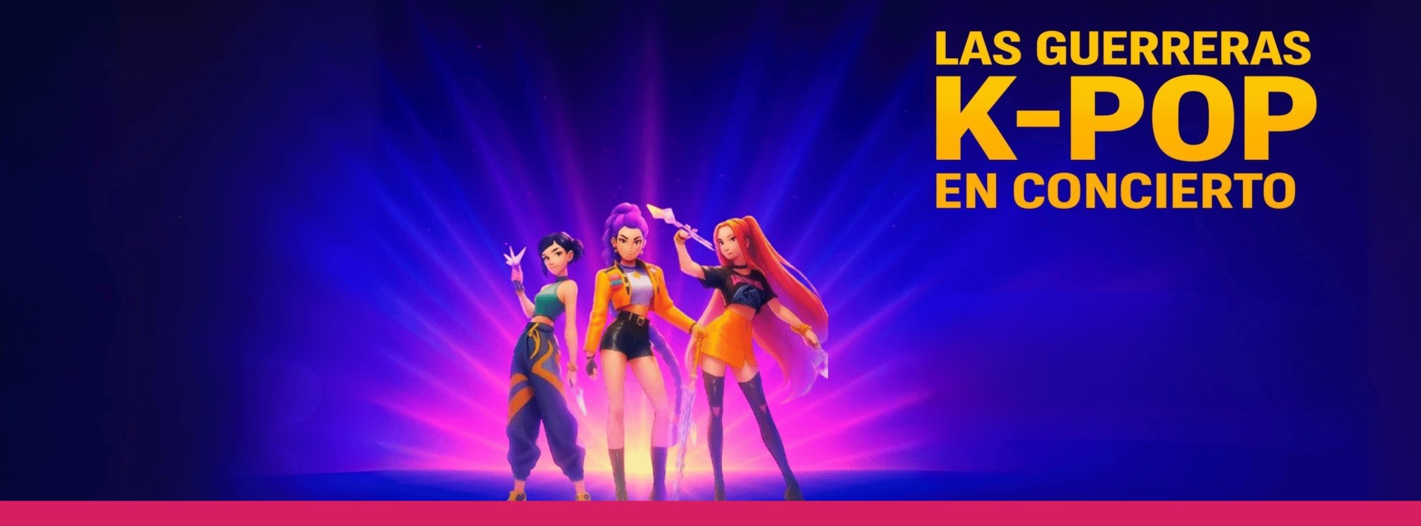 Las guerreras K-POP en concierto - tributo
