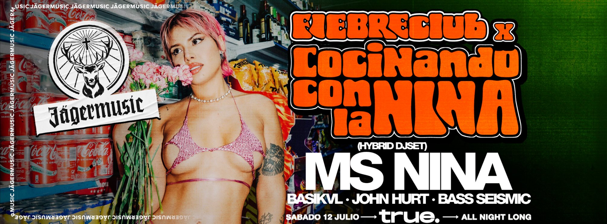 FIEBRE x COCINANDO CON LA NINA en TRUE CLUB: Ms Nina DJSet