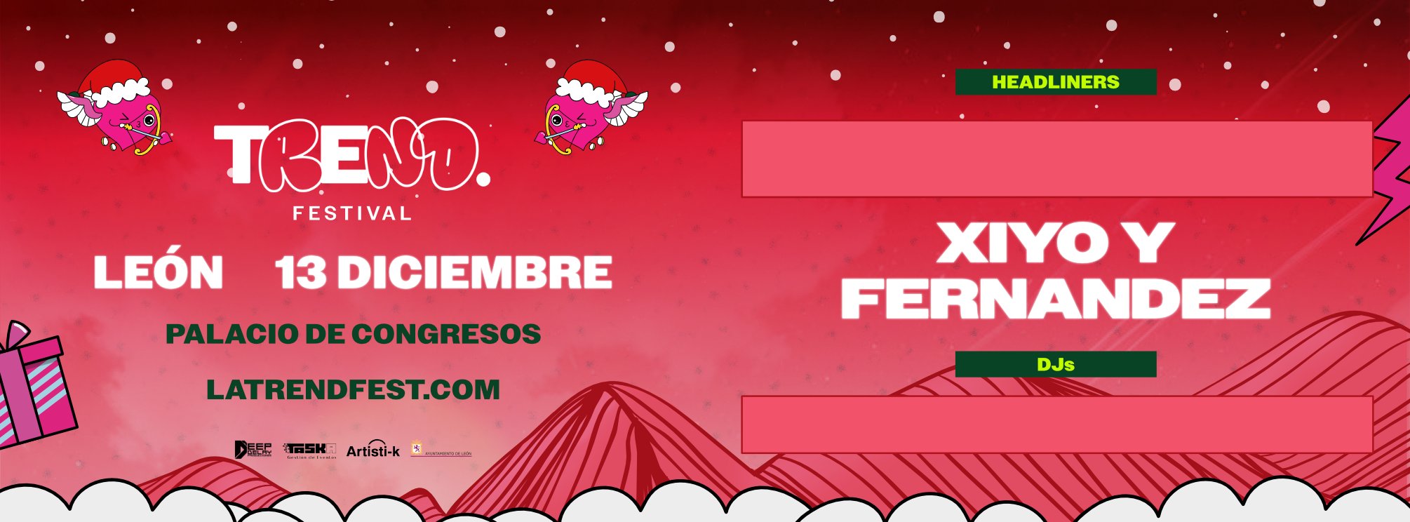 Trend Festival - XMAS PARTY - León - Exclusivo Bono Cultural