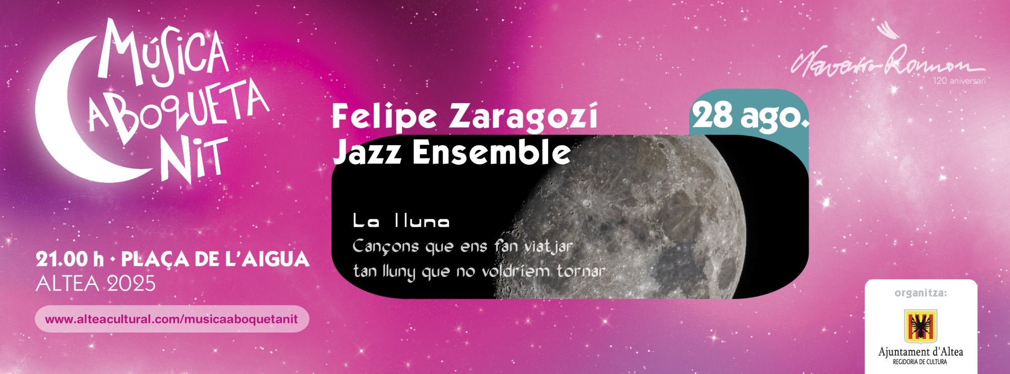 Felipe Zaragozí Jazz Ensemble - Música a Boqueta Nit - Altea 2025