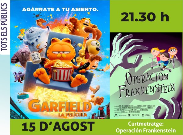 Cinema D'estiu: Garfield + Curtmetratge: Operación Frankenstein