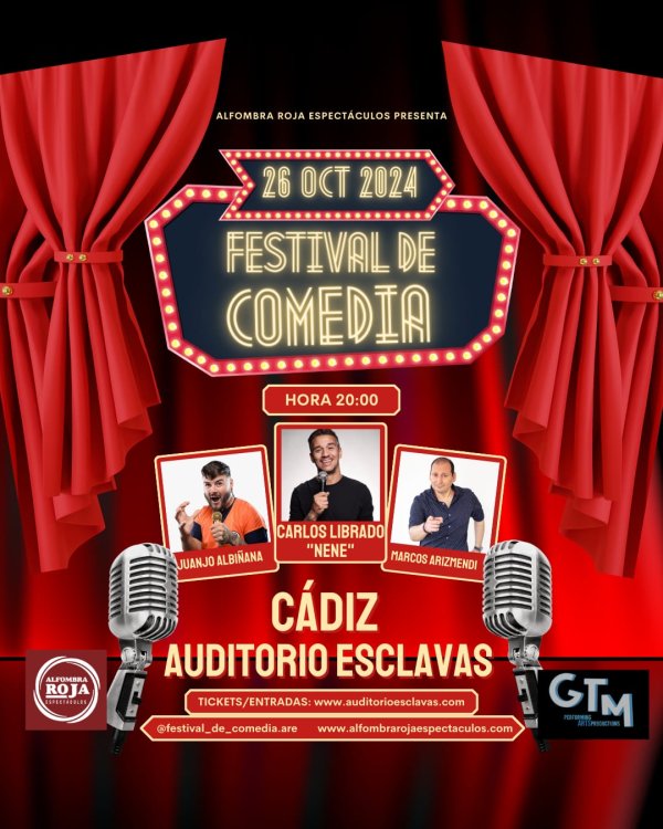 FESTIVAL DE COMEDIA en Cádiz