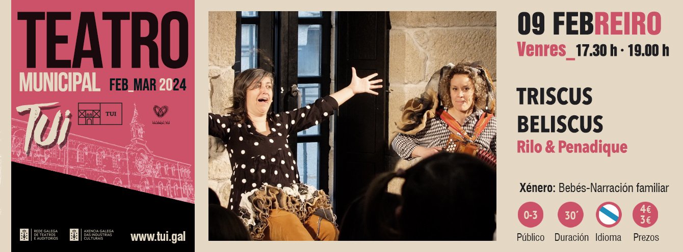 TUI entradas TEATRO | RILO & PENADIQUE | Triscus Beliscus